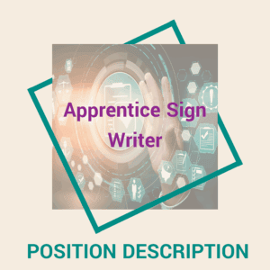 Apprentice Sign Writer